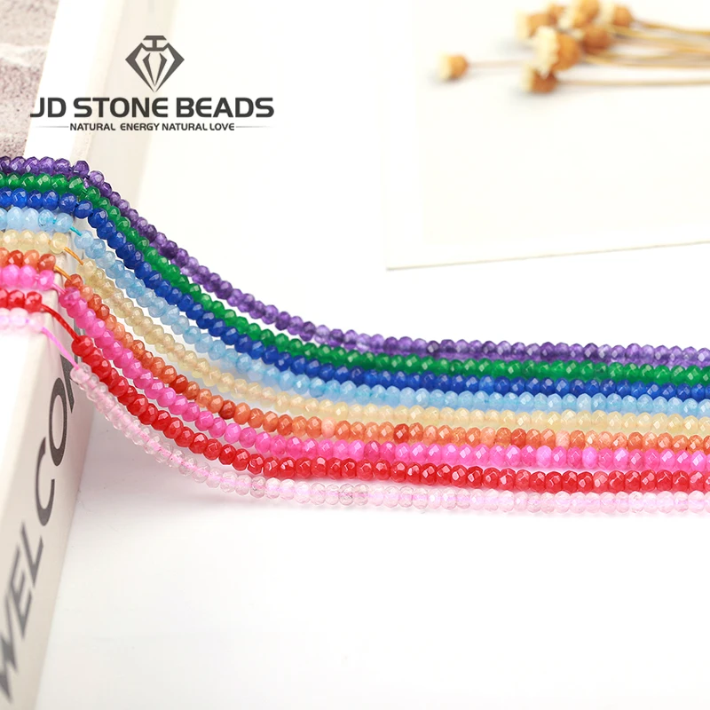 2*3MM Faceted Chalcedony Abacus Spacer Beads For DIY Crafts Beads Jewelry Making Gemstone DIY Colorful abacus beads
2*3MM Faceted Chalcedony Abacus Spacer Beads For DIY Crafts Beads Jewelry Making Gemstone DIY Colorful abacus beads