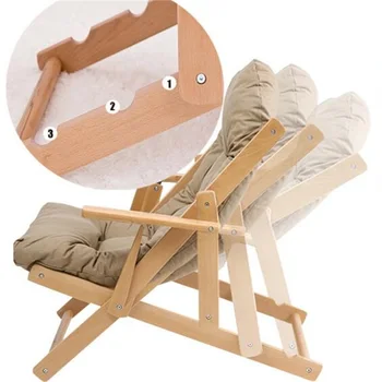 Solid Wood Sofa Chair Modern Portable Folding Chair Living Room Dining Chair Outdoor Leisure Garden Chair With Cushion
Solid Wood Sofa Chair Modern Portable Folding Chair Living Room Dining Chair Outdoor Leisure Garden Chair With Cushion