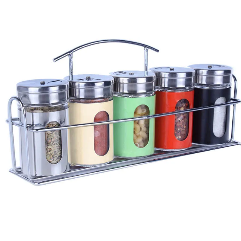5pcs Stainless Steel Condiment Set Seasoning Bottles Set Salt Pepper Shakers Spice Cruet Sets For Drop Ship
5pcs Stainless Steel Condiment Set Seasoning Bottles Set Salt Pepper Shakers Spice Cruet Sets For Drop Ship