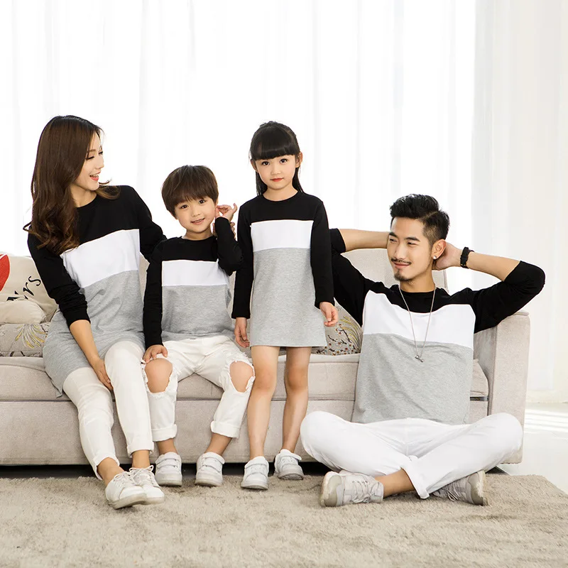 Matching Shirt Family Mommy Daddy Kids Pullovers Stripe Clothes Long Sleeve Sweater Family Look Autumn Women Mother Baby Dress
Matching Shirt Family Mommy Daddy Kids Pullovers Stripe Clothes Long Sleeve Sweater Family Look Autumn Women Mother Baby Dress