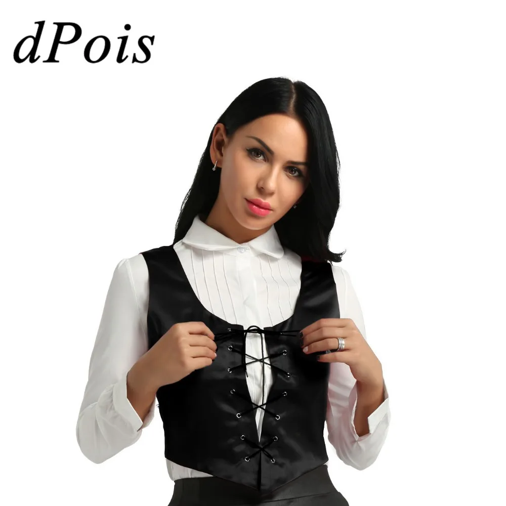 Lady Corset Vests Crop Tops for Women Lace Up Bustier Vest Top Sexy Cupless Waist Corsets Halloween Party Costume Tanks Tops
Lady Corset Vests Crop Tops for Women Lace Up Bustier Vest Top Sexy Cupless Waist Corsets Halloween Party Costume Tanks Tops