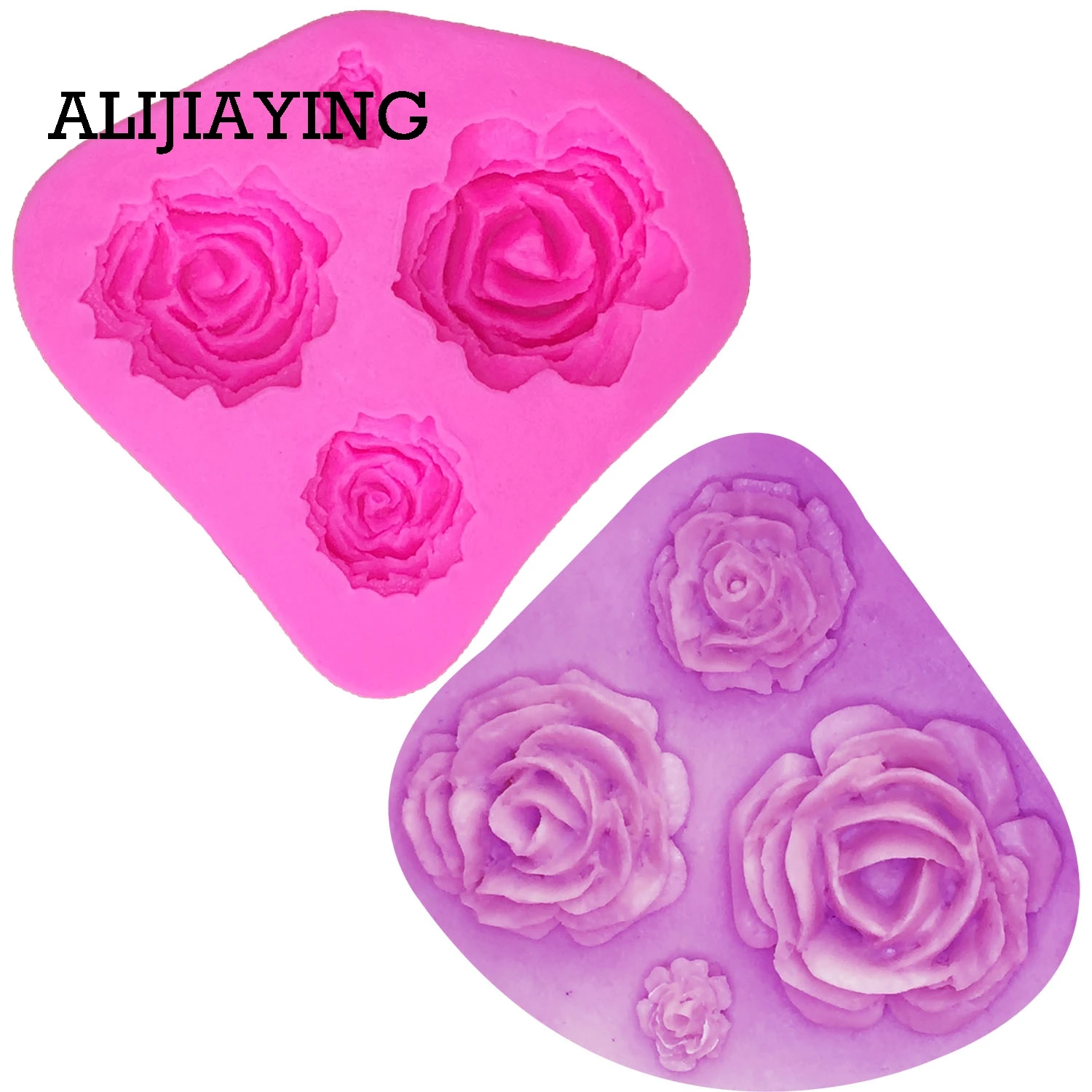 M0116 3D Rose Flower Silicone Mold Fondant Cake Decorating Chocolate Cookie Fimo Polymer Clay Resin Baking Molds For Cake
M0116 3D Rose Flower Silicone Mold Fondant Cake Decorating Chocolate Cookie Fimo Polymer Clay Resin Baking Molds For Cake