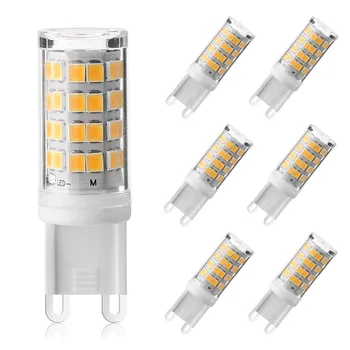 6 Pack G9 LED Light Bulbs 3W LED Corn Bulbs 380lm Flicker Free No Strobe Super Bright 100-265V Energy Saving Light Bulbs 
6 Pack G9 LED Light Bulbs 3W LED Corn Bulbs 380lm Flicker Free No Strobe Super Bright 100-265V Energy Saving Light Bulbs