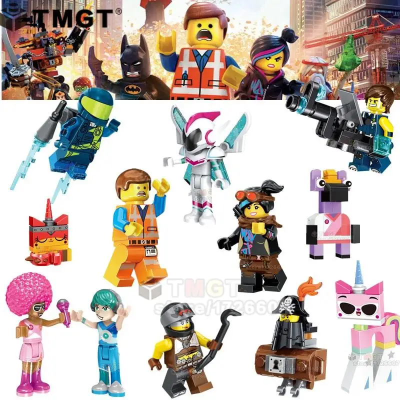Single Blocks s Movie 2 Green Lantern Emmet Rex Zebe Sweet Mayhem Melody Tempo Building Blocks Toys For Children
Single Blocks s Movie 2 Green Lantern Emmet Rex Zebe Sweet Mayhem Melody Tempo Building Blocks Toys For Children