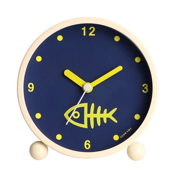 Cute 4 Inch Metal mute Desktop clock Round Alarm Clock with Backlight Children Students Silence Clocks
Cute 4 Inch Metal mute Desktop clock Round Alarm Clock with Backlight Children Students Silence Clocks