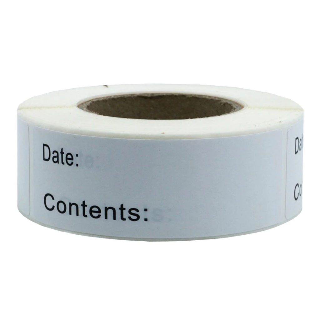 1 Roll Of 125 Pcs Self-Adhesive Removable Freezer Refrigerator Food Storage Paper Sticker Labels White 25X75Mm
1 Roll Of 125 Pcs Self-Adhesive Removable Freezer Refrigerator Food Storage Paper Sticker Labels White 25X75Mm
