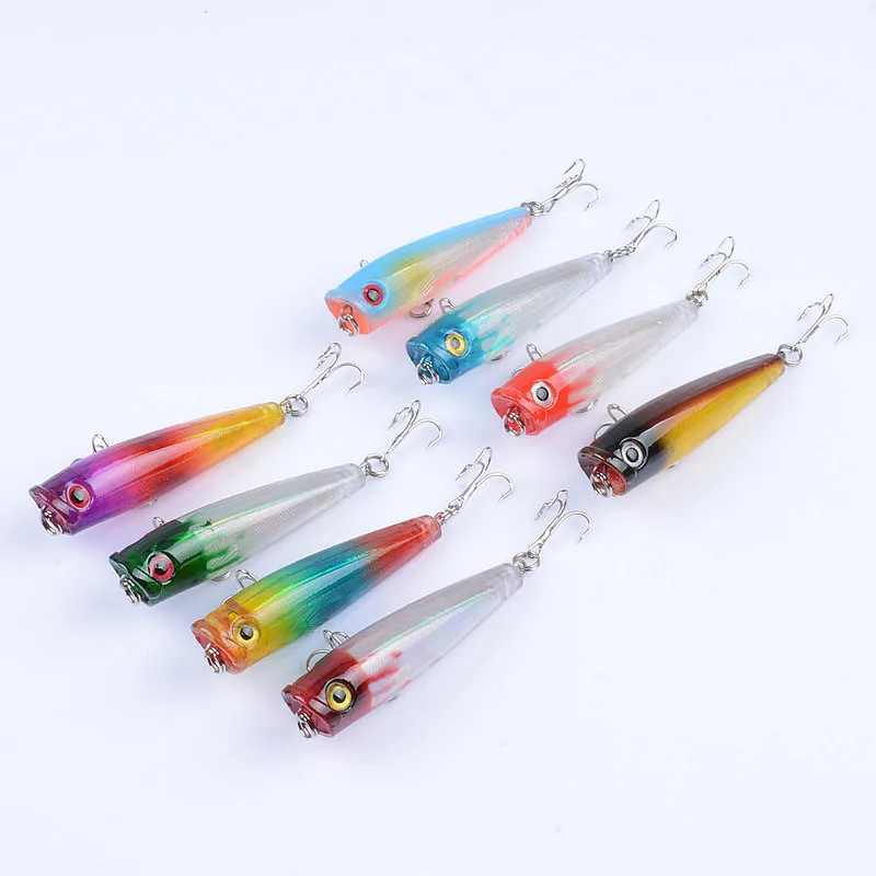 8Pcs/Lot 6.5cm/6.6g TopWater Popper Fishing Lures Laser Lifelike Artificial Hard Baits For Sea Fishing Wobblers Crankbait Bait
8Pcs/Lot 6.5cm/6.6g TopWater Popper Fishing Lures Laser Lifelike Artificial Hard Baits For Sea Fishing Wobblers Crankbait Bait