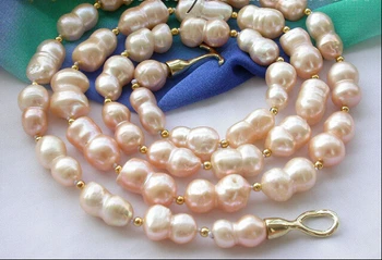 FREE SHIPPING hot sale~~~~~32" 18MM pink double baroque freshwater pearl necklace
FREE SHIPPING hot sale~~~~~32" 18MM pink double baroque freshwater pearl necklace