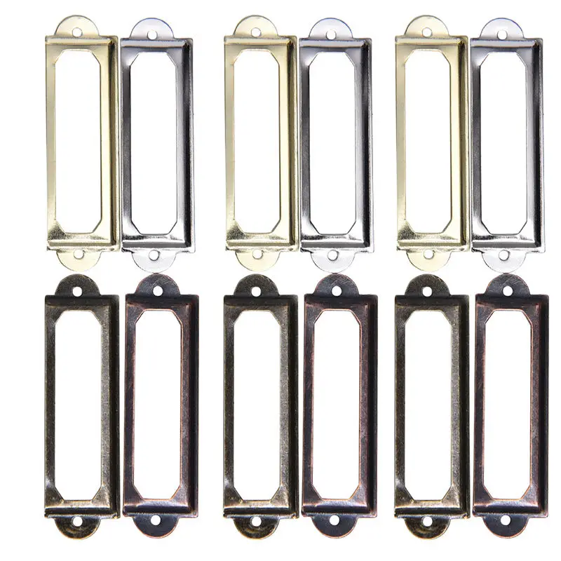 10Pcs/lot Label Holder Cabinet Drawer Box Case Bin Pull Frame Handle File Name Card Holder Metal Furniture Iron Label Holders
10Pcs/lot Label Holder Cabinet Drawer Box Case Bin Pull Frame Handle File Name Card Holder Metal Furniture Iron Label Holders