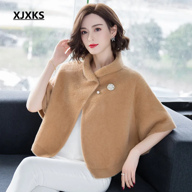 XJXKS 2022 Autumn And Winter Cardigan Women Thick Solid Half Sleeve Loose Coat Women Warm Soft Casual Female Sweaters
XJXKS 2022 Autumn And Winter Cardigan Women Thick Solid Half Sleeve Loose Coat Women Warm Soft Casual Female Sweaters