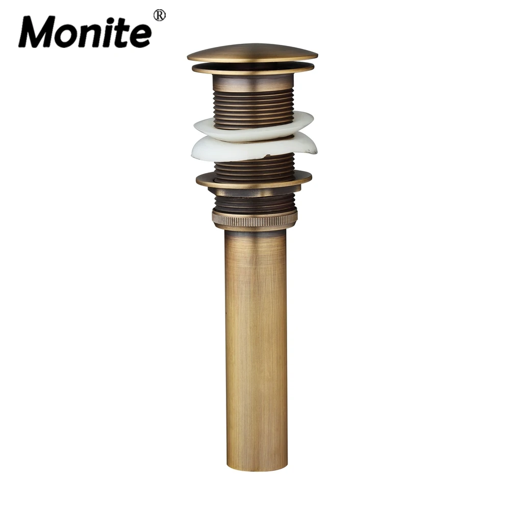 Monite Bathroom Kitchen Sink Drain New Brand Retro Antique Brass W/O Overflow Drain Floor Drain Bath Drains
Monite Bathroom Kitchen Sink Drain New Brand Retro Antique Brass W/O Overflow Drain Floor Drain Bath Drains