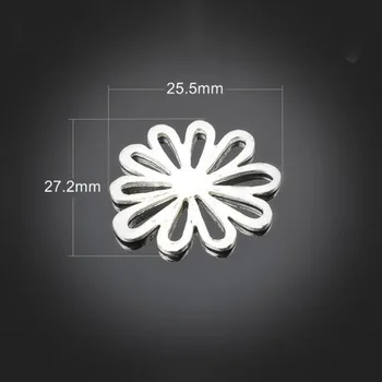 100pcs Antique Silver Alloy Flower Charms Pendants-DIY Findings Bracelet Metal Fashion Bags Macrame Accessories 27.2X25.5mm
100pcs Antique Silver Alloy Flower Charms Pendants-DIY Findings Bracelet Metal Fashion Bags Macrame Accessories 27.2X25.5mm
