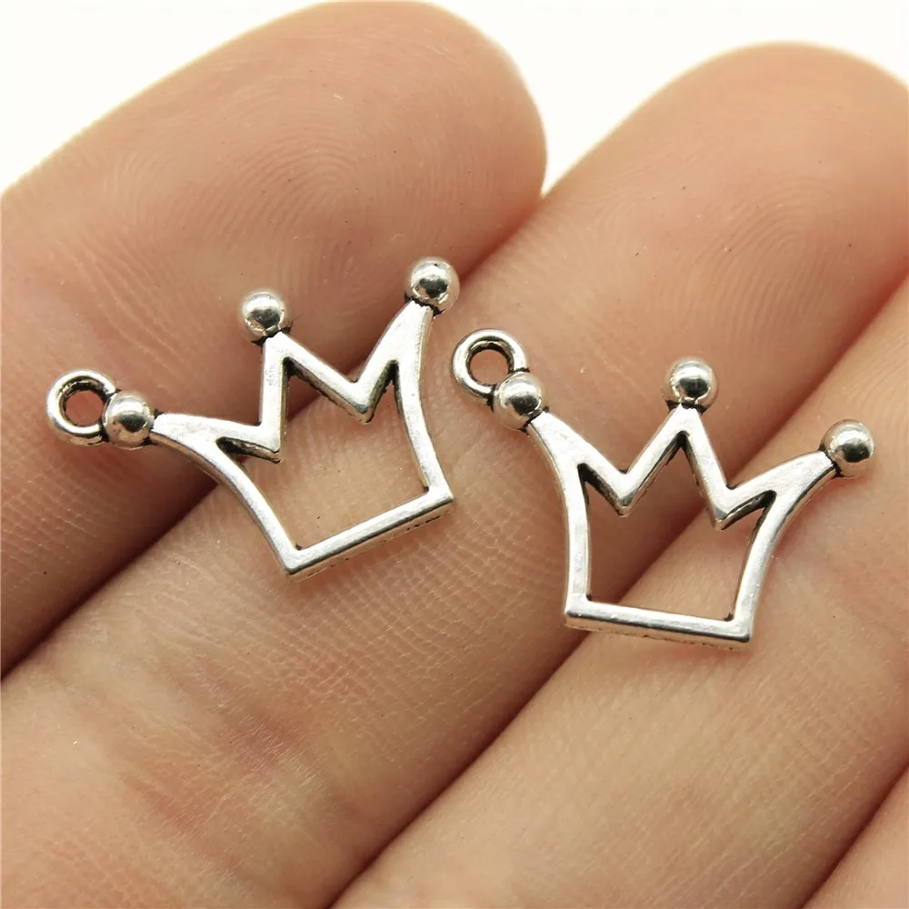 50pcs Charms Small Crown 0.8x0.5 inch (20x13mm) Antique Silver Pendant Charms For Jewelry Making Diy Jewelry Accessories
50pcs Charms Small Crown 0.8x0.5 inch (20x13mm) Antique Silver Pendant Charms For Jewelry Making Diy Jewelry Accessories