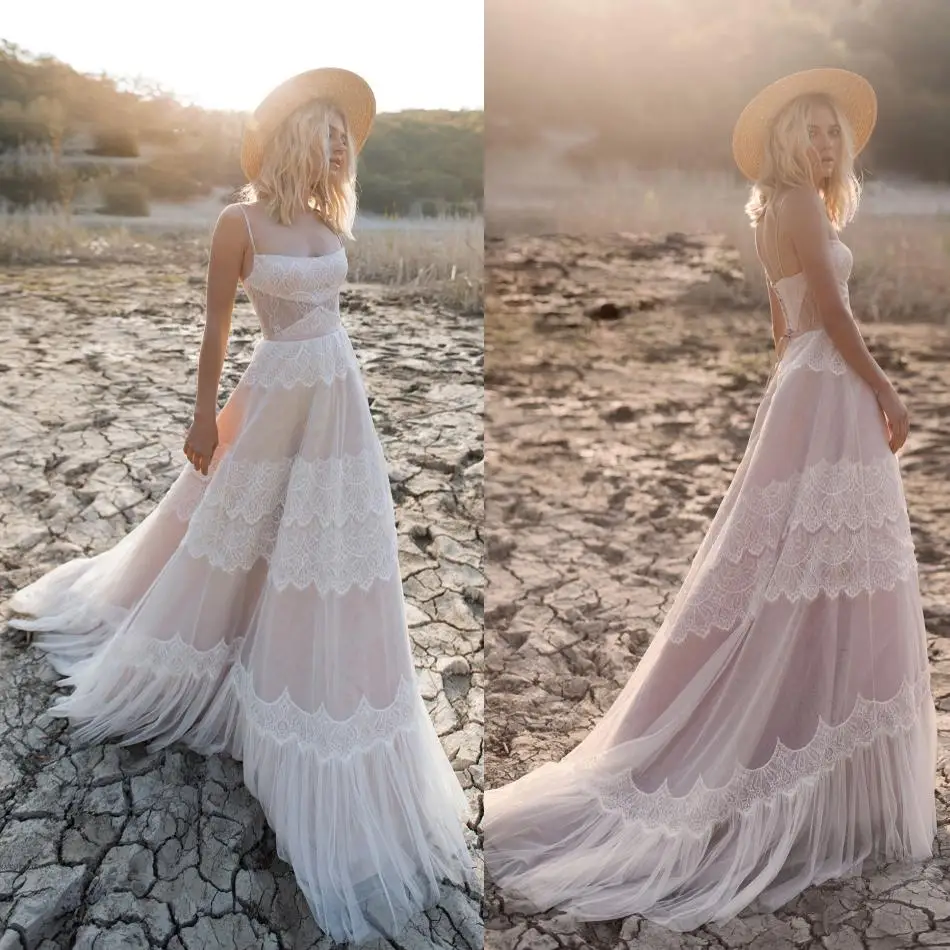 2019 Bohemian Wedding Dresses Sweetheart Sleeveless Lace Appliques Bridal Gowns Beach A Line Wedding Dress Robe De Mariee
2019 Bohemian Wedding Dresses Sweetheart Sleeveless Lace Appliques Bridal Gowns Beach A Line Wedding Dress Robe De Mariee