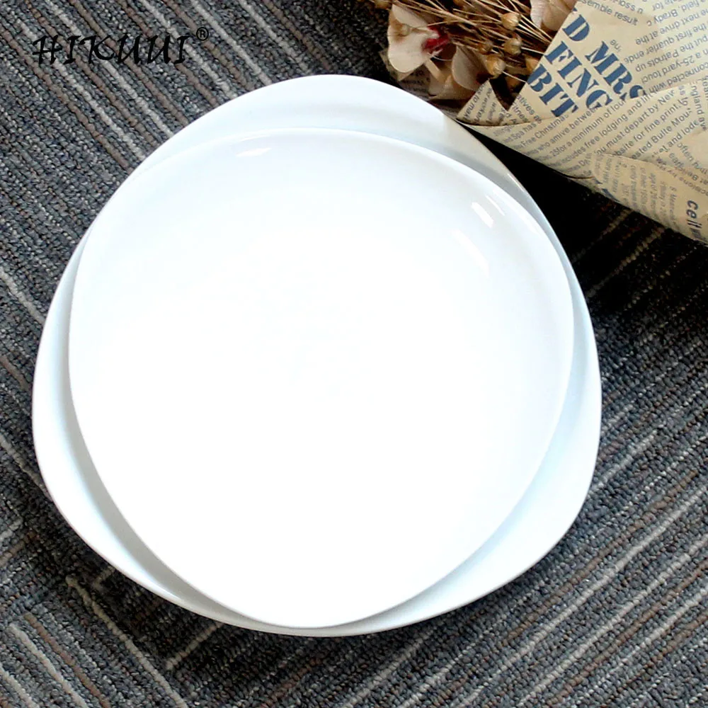 2 Style 1PC 8" 9" White Ceramic Dinner Plate Family Restaurant Round Dish Tableware Platter Bone China Dinnerware Food Container
2 Style 1PC 8" 9" White Ceramic Dinner Plate Family Restaurant Round Dish Tableware Platter Bone China Dinnerware Food Container