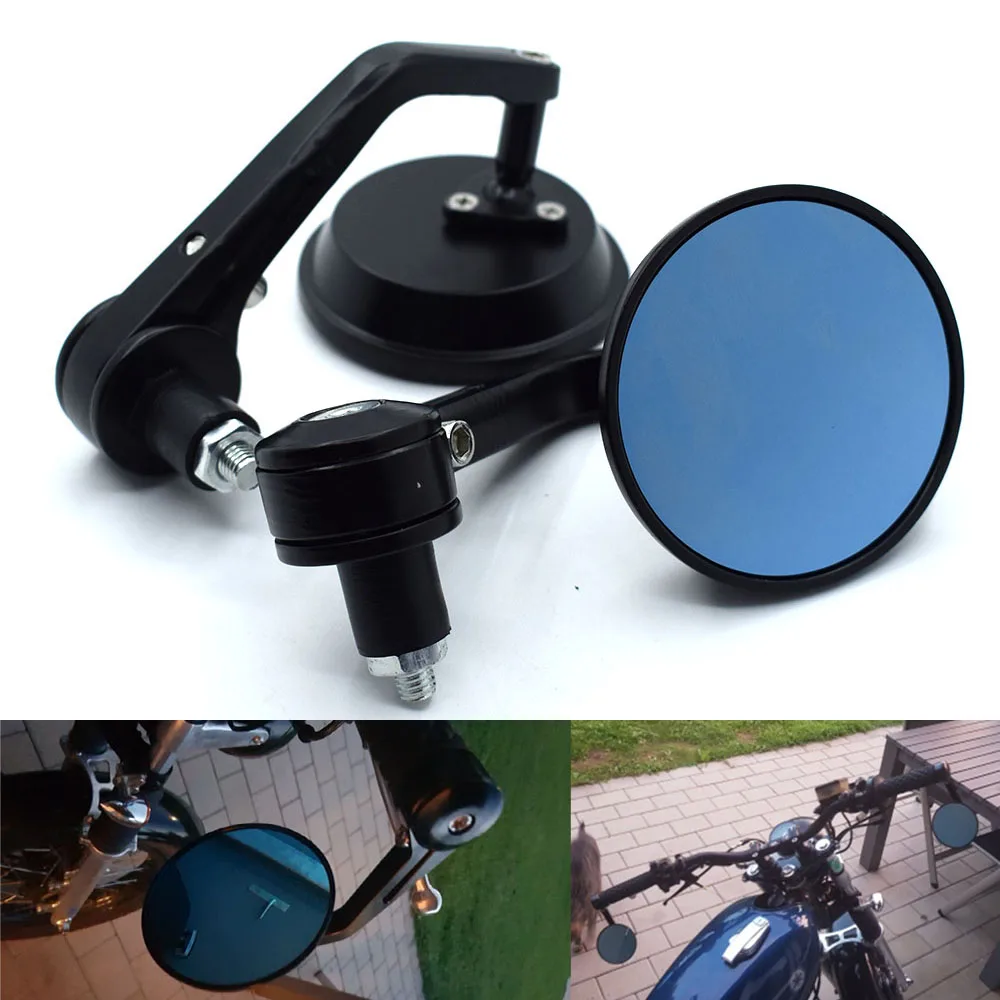 Universal 7/8 22mm" circular motorcycle handlebar end rearview side mirrors For Kawasaki Z900 Z900RS Z800 Z1000
Universal 7/8 22mm" circular motorcycle handlebar end rearview side mirrors For Kawasaki Z900 Z900RS Z800 Z1000