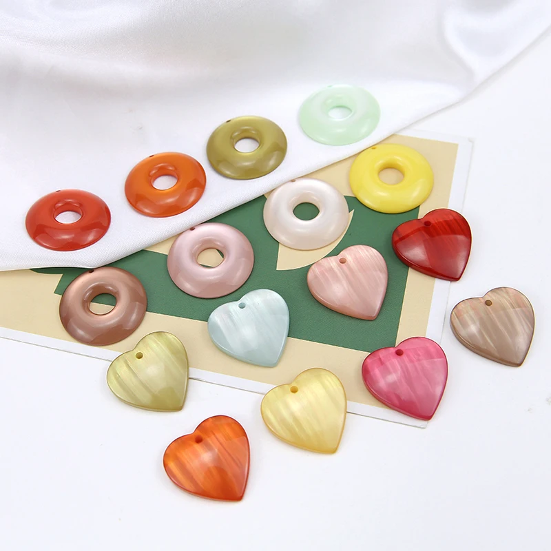 25mm-27mm geometric heart/round shape handmade color acrylic charms diy jewelry earrings pendants accessory
25mm-27mm geometric heart/round shape handmade color acrylic charms diy jewelry earrings pendants accessory