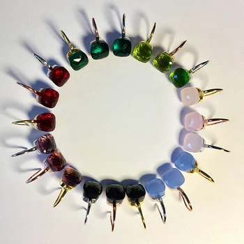 Top Quality Popular Design Candy Style Earring 17 colors Crystal with 3 Kinds of Gold color Plated Jewelry Rings for Women Gift
Top Quality Popular Design Candy Style Earring 17 colors Crystal with 3 Kinds of Gold color Plated Jewelry Rings for Women Gift