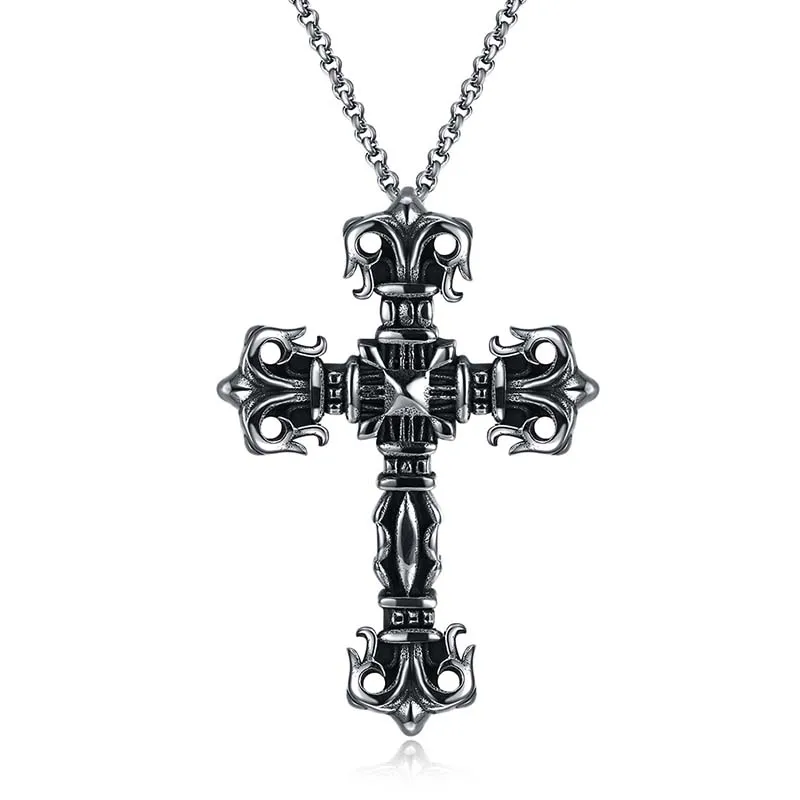 Ancient Maya Fashion Cross Pendant Necklace Vintage Stainless Steel Anti-Silver Orthodox Church Christian Jewelry for Men
Ancient Maya Fashion Cross Pendant Necklace Vintage Stainless Steel Anti-Silver Orthodox Church Christian Jewelry for Men