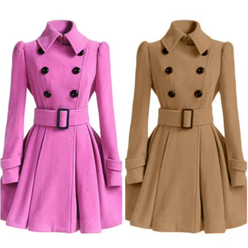 Women's Clothing Autumn And Winter Slim Coats Jackets Turn-down Collar Women's Wool Blends Wool Coat Ladivostok
Women's Clothing Autumn And Winter Slim Coats Jackets Turn-down Collar Women's Wool Blends Wool Coat Ladivostok