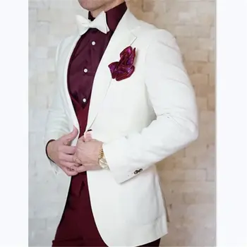 Custom men's suit Handsome Groomsmen Notch Lapel Groom Tuxedos Wedding Dress Man Jacket Blazer Prom Dinner (Jacket+Pants+Vest)
Custom men's suit Handsome Groomsmen Notch Lapel Groom Tuxedos Wedding Dress Man Jacket Blazer Prom Dinner (Jacket+Pants+Vest)