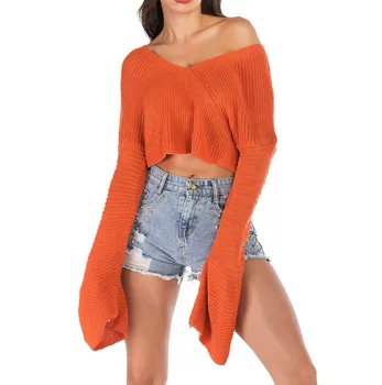 JAYCOSIN Sweaters women 2019 fashion Sexy Pullover Solid Knitted Long Sleeve V-Neck Short Blouse ladies Tops pull femme 9723
JAYCOSIN Sweaters women 2019 fashion Sexy Pullover Solid Knitted Long Sleeve V-Neck Short Blouse ladies Tops pull femme 9723