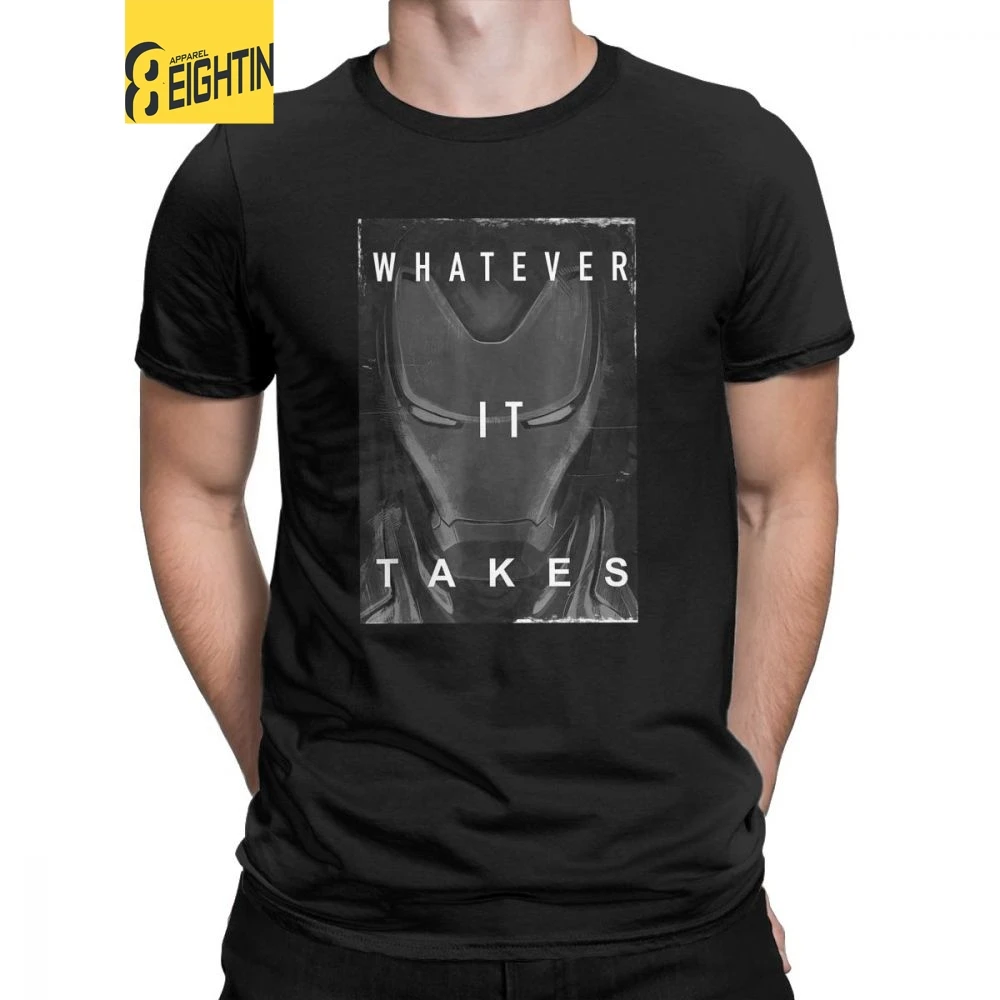 Iron Man T Shirts Avengers Super Hero Marvel Tops I Love You Three Thousand Times T-Shirts for Men Pure Cotton Tees Plus Size
Iron Man T Shirts Avengers Super Hero Marvel Tops I Love You Three Thousand Times T-Shirts for Men Pure Cotton Tees Plus Size