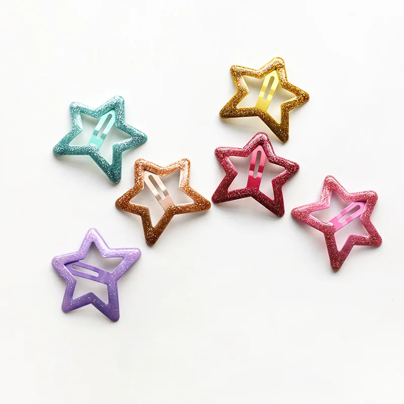 6 Pcs/Pack Glitter Star Shape Hair Clips Baby Girls' Hairpins Kids Barrettes Headwear Accessories
6 Pcs/Pack Glitter Star Shape Hair Clips Baby Girls' Hairpins Kids Barrettes Headwear Accessories