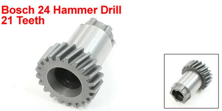 Power Tool Spare Part Helical Gear Wheel 21 Teeth for Bosch 24 Hammer Drill
Power Tool Spare Part Helical Gear Wheel 21 Teeth for Bosch 24 Hammer Drill