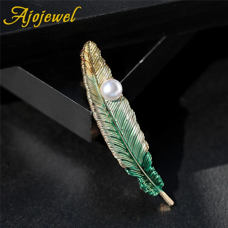 Ajojewel Elegant Enamel Green Leaf Collar Brooch Leaves Pins Brooches For Women 2019 Simulated-Pearl Party Jewelry Accessories
Ajojewel Elegant Enamel Green Leaf Collar Brooch Leaves Pins Brooches For Women 2019 Simulated-Pearl Party Jewelry Accessories