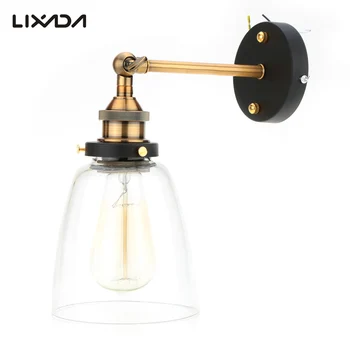 Vintage E27 Glass Wall Sconces Lamps Retro Wall Mounted Led Light Bedroom Stair Mirror Lamps Lampada Led Christmas LIXADA
Vintage E27 Glass Wall Sconces Lamps Retro Wall Mounted Led Light Bedroom Stair Mirror Lamps Lampada Led Christmas LIXADA