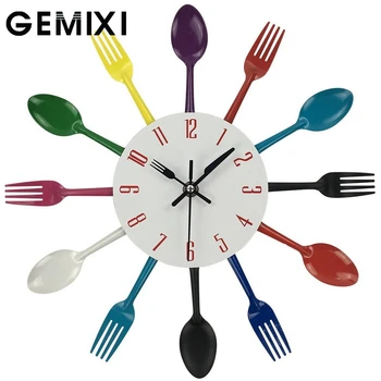 Spoon fork Modern Large Wall Clock Stainless Steel Wall Watch Magic Spoon Fork Needle 3D Clock Living Room Home Decor 1O19
Spoon fork Modern Large Wall Clock Stainless Steel Wall Watch Magic Spoon Fork Needle 3D Clock Living Room Home Decor 1O19