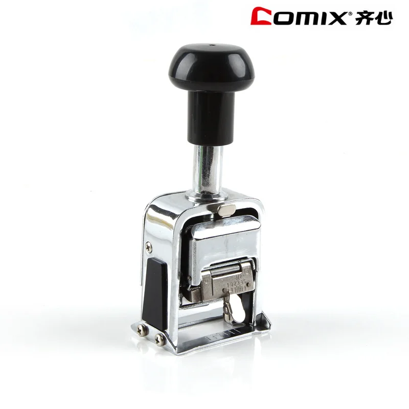 Comix B3906 Durable Stainless Automatic Numbering Machine, Size:60*39*132mm, Nw.:369mm, Material: Titanium Alloy, Color:silver
Comix B3906 Durable Stainless Automatic Numbering Machine, Size:60*39*132mm, Nw.:369mm, Material: Titanium Alloy, Color:silver