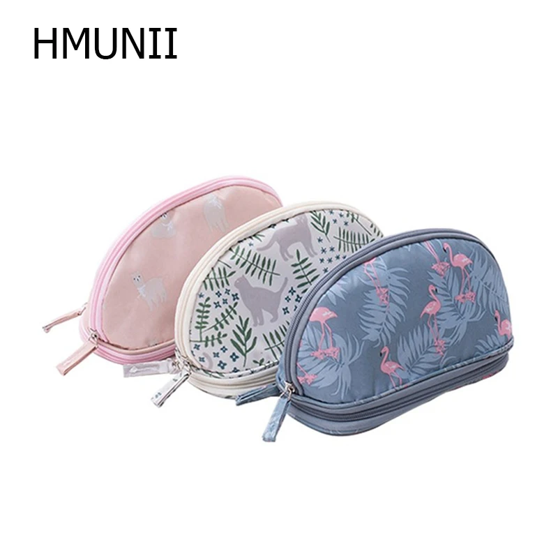 HMUNII NEW Women's Cosmetic Bag Flamingo Flower Pattern Travel Two-layer Makeup Box Organizer Cosmetic Bag Portable Toilet Bags
HMUNII NEW Women's Cosmetic Bag Flamingo Flower Pattern Travel Two-layer Makeup Box Organizer Cosmetic Bag Portable Toilet Bags