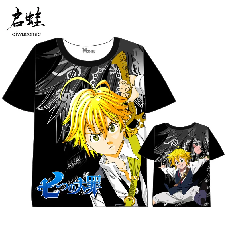 Anime The Seven Deadly Sins Meliodas T-shirt Men Women Short Sleeve Summer dress
Anime The Seven Deadly Sins Meliodas T-shirt Men Women Short Sleeve Summer dress