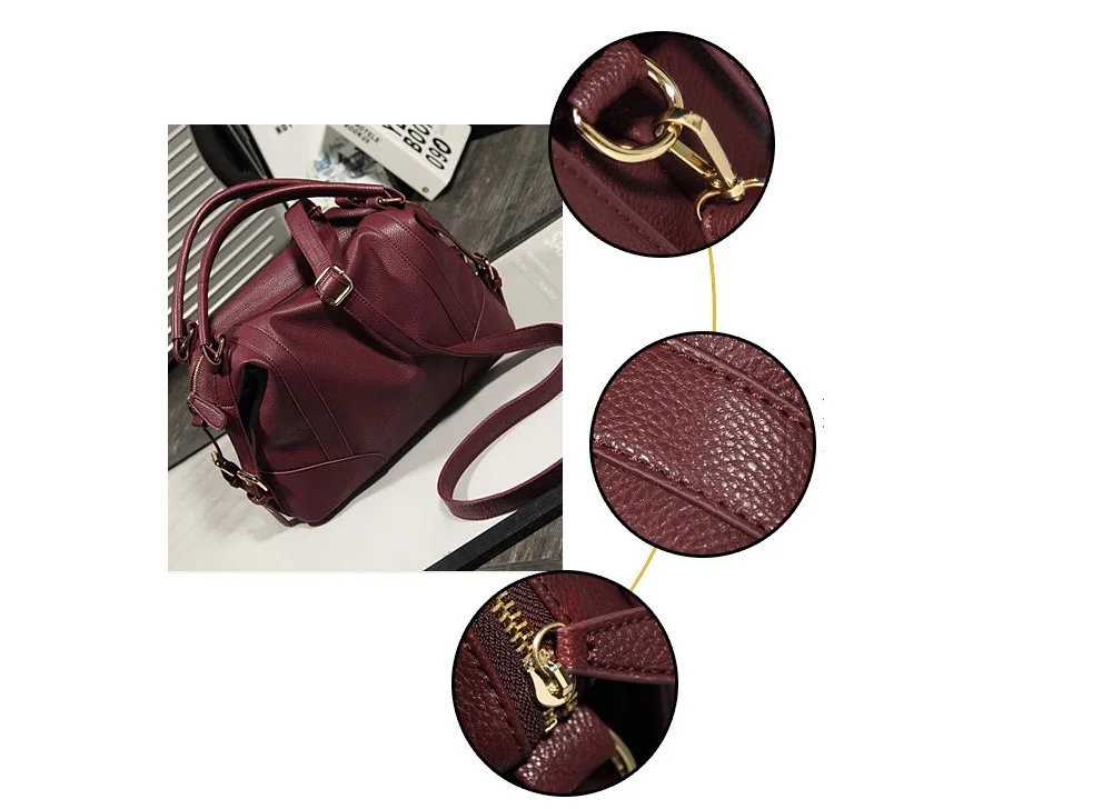 Soft Leather Handbags Large Capacity Women Bag Zipper Ladies Shoulder Bag Hobos Bags New Arrivals Herald Fashion (4)