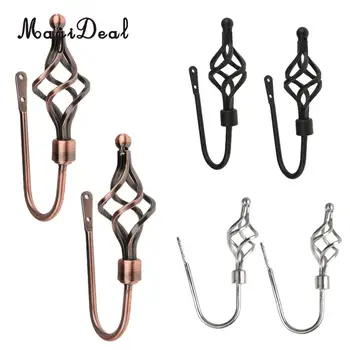MagiDeal 2 Piece Metal Curtain Hooks Window Drapery Tieback Holdback Hanger -Home Decoration Accessories Europe Style
MagiDeal 2 Piece Metal Curtain Hooks Window Drapery Tieback Holdback Hanger -Home Decoration Accessories Europe Style