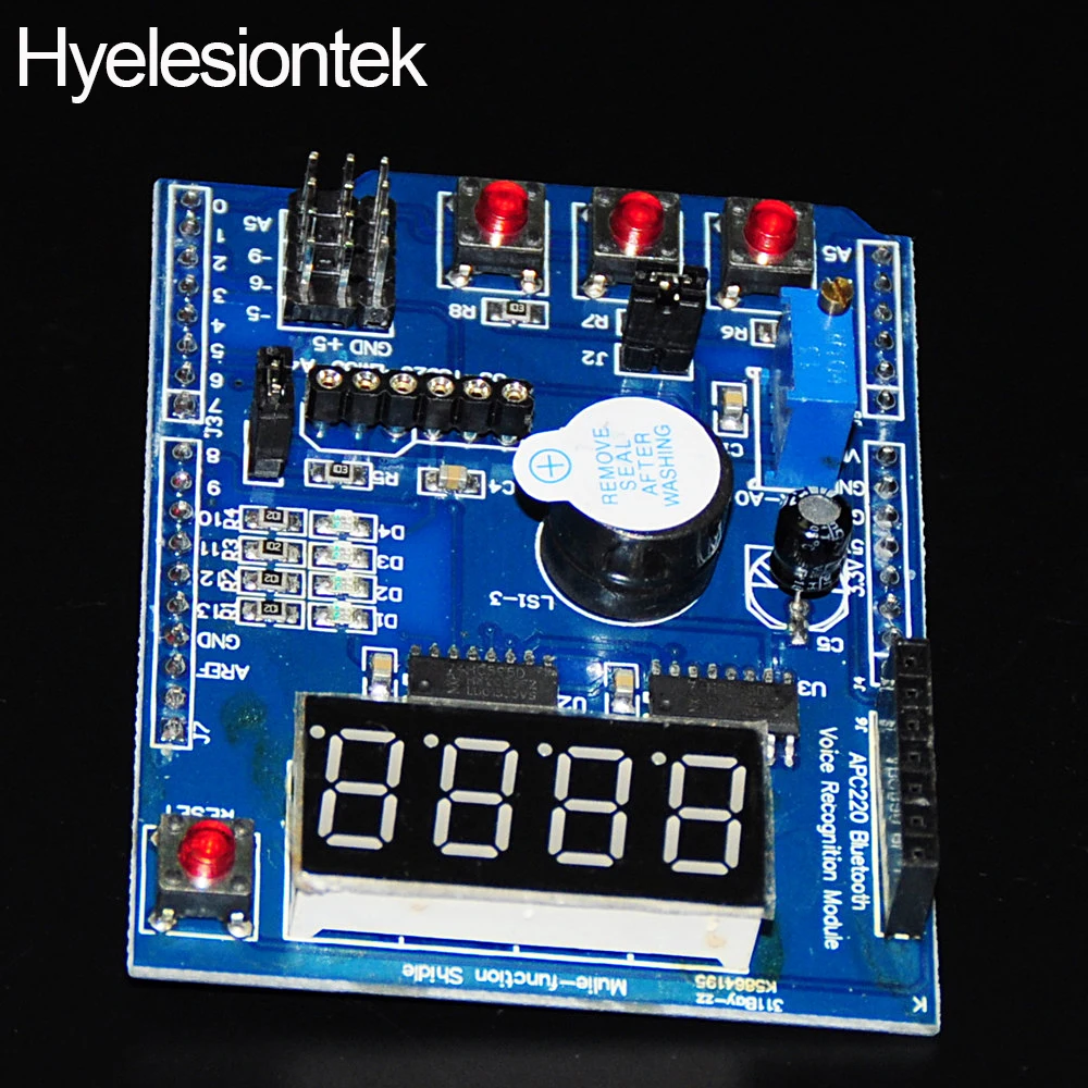 4 Digital Multi-function Shield Expansion Board For Arduino Learning & Education Electronic Extended Pad Prototype Board Module
4 Digital Multi-function Shield Expansion Board For Arduino Learning & Education Electronic Extended Pad Prototype Board Module
