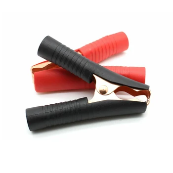20pair/lot 100A Red/Black 90mm Crocodile Car Caravan Van Inverter Battery Test Lead Clips Best Promotion Alligator Clips
20pair/lot 100A Red/Black 90mm Crocodile Car Caravan Van Inverter Battery Test Lead Clips Best Promotion Alligator Clips