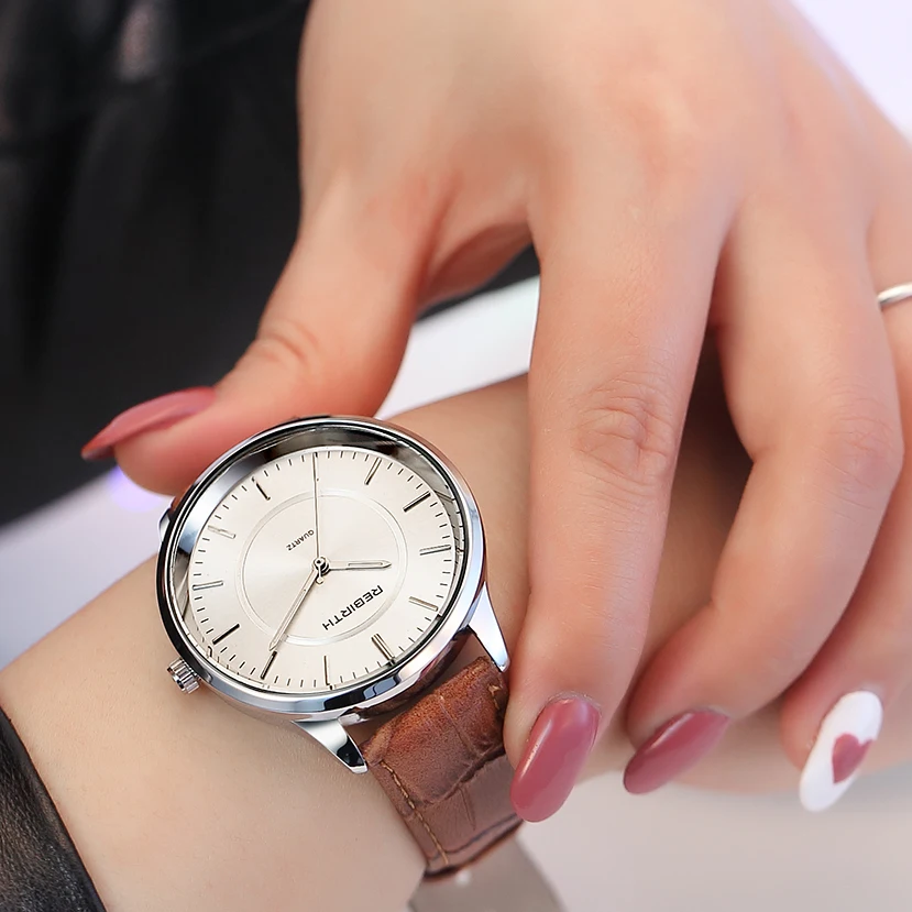REBIRTH Women Luxury Brand Ladies Quartz Watches 2018 Female Casual leather band Quartz Wristwatch Relogio Feminino kol saati
REBIRTH Women Luxury Brand Ladies Quartz Watches 2018 Female Casual leather band Quartz Wristwatch Relogio Feminino kol saati