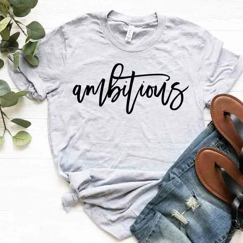 Skuggnas New Arrival Ambitious T-shirt Boss Babe shirt Ambitious Woman t shirt Girl Boss Girl Power Tees Feminist t shirts
Skuggnas New Arrival Ambitious T-shirt Boss Babe shirt Ambitious Woman t shirt Girl Boss Girl Power Tees Feminist t shirts