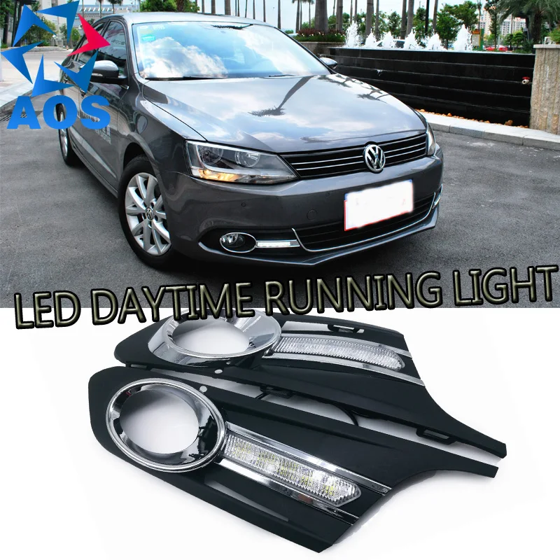 2PCs/set Car styling LED DRL set LED Car DRL Daytime running lights for Volkswagen VW Jetta Sagitar MK6 2012 2013 2014
2PCs/set Car styling LED DRL set LED Car DRL Daytime running lights for Volkswagen VW Jetta Sagitar MK6 2012 2013 2014