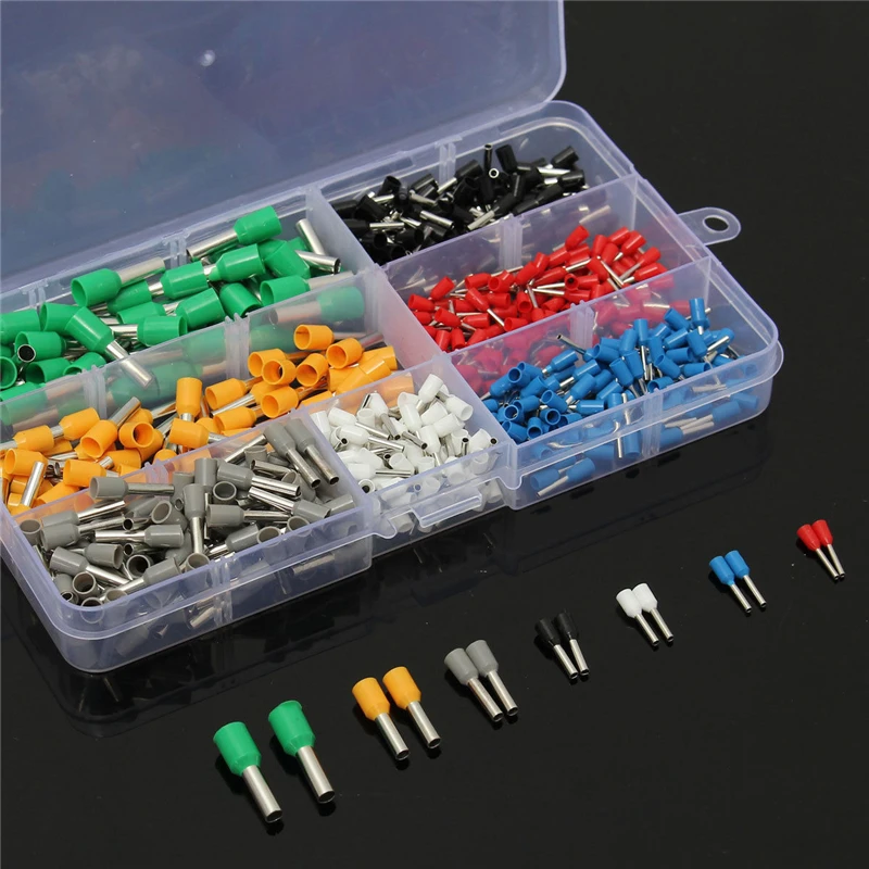 600/400pcs Wire Crimp Terminals Connector Insulated Cord Pin End Electrical Cable Wire Crimp Terminal Hand Tool Kit 22-10AWG
600/400pcs Wire Crimp Terminals Connector Insulated Cord Pin End Electrical Cable Wire Crimp Terminal Hand Tool Kit 22-10AWG