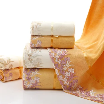 New Microfiber Towel Set 3pc/set Lace 1pc Bath Towel 2pcs Hand Towel Quick Dry Towels Bathroom for Adult Beach TowelStrandlaken
New Microfiber Towel Set 3pc/set Lace 1pc Bath Towel 2pcs Hand Towel Quick Dry Towels Bathroom for Adult Beach TowelStrandlaken