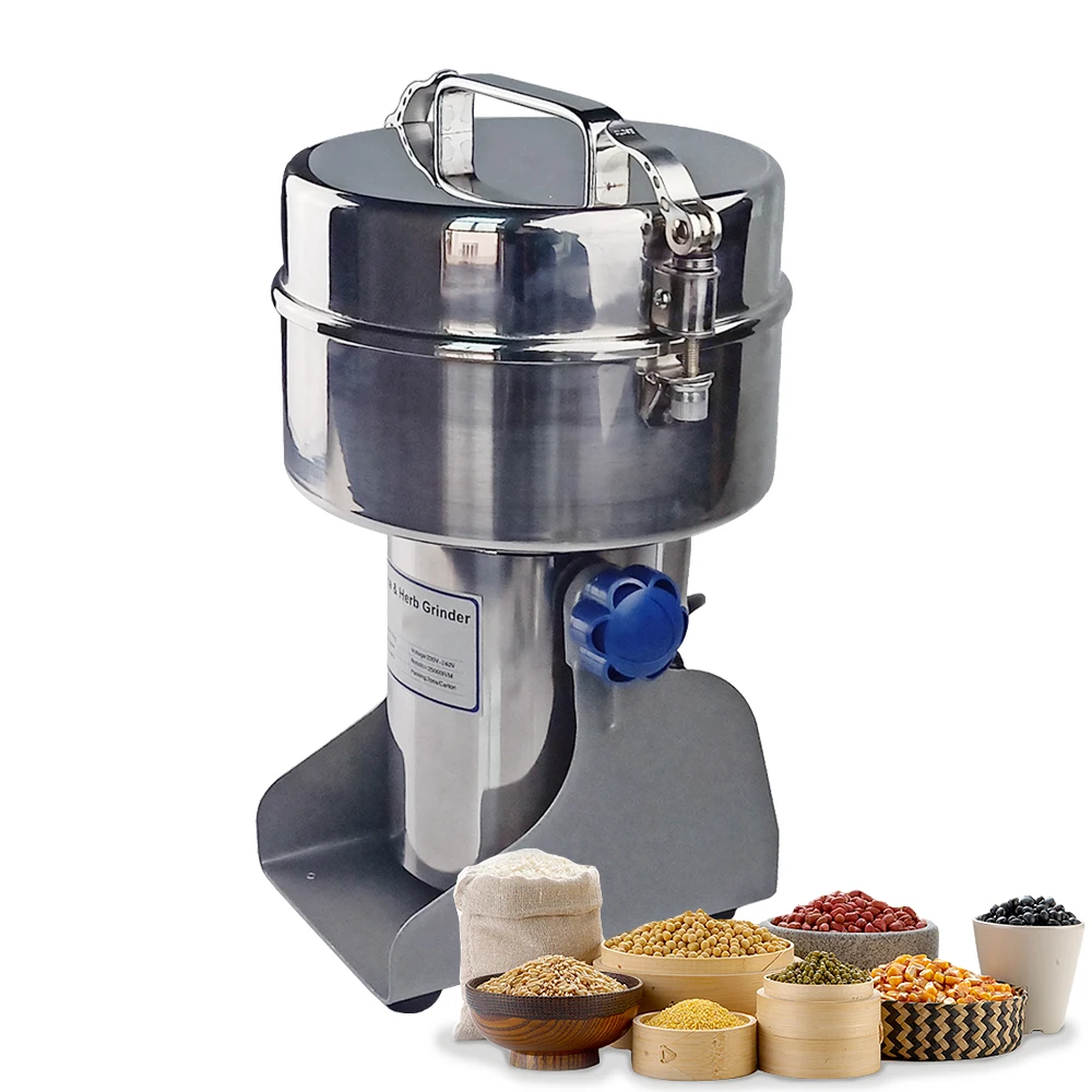 400-700g 220V DULONG Stainless Steel Grinder Mill Multifunction Electric Grinder Crusher Food Crops Mill Grinding Machine 1800W
400-700g 220V DULONG Stainless Steel Grinder Mill Multifunction Electric Grinder Crusher Food Crops Mill Grinding Machine 1800W