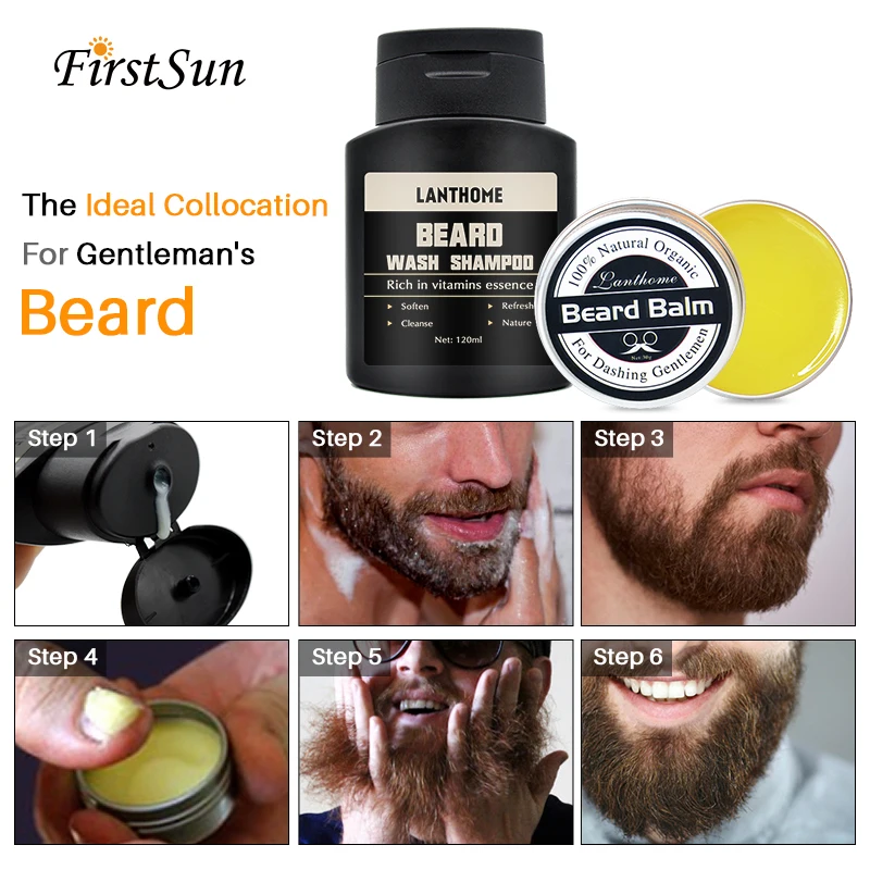 Lanthome Natural Men Beard Balm Moisturizing Repair Split Ends Beard Soften After Beard Shampoo Cleaning Vitamin Hair Beard Care
Lanthome Natural Men Beard Balm Moisturizing Repair Split Ends Beard Soften After Beard Shampoo Cleaning Vitamin Hair Beard Care