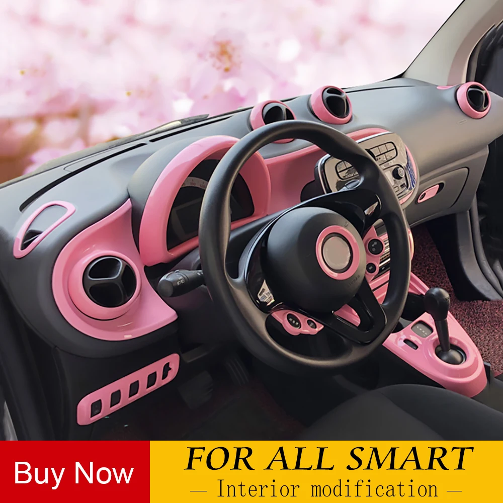 Interior central control armrest door window glass switch panel decoration frame for smart fortwo FORFOUR 453 car accessories
Interior central control armrest door window glass switch panel decoration frame for smart fortwo FORFOUR 453 car accessories