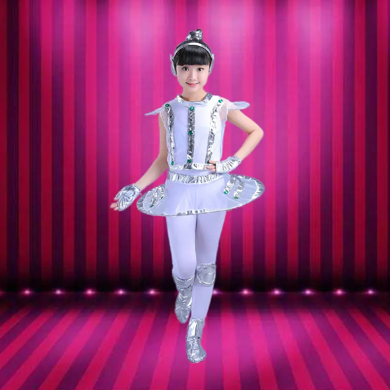 2019 New Children's Modern Dance Robot Performance Clothing Dance Performance Costume Clothes Children's Spacesuit Women
2019 New Children's Modern Dance Robot Performance Clothing Dance Performance Costume Clothes Children's Spacesuit Women