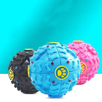 MTL lovely pet dog squeaky Voice Sound Feeding Food Ball Toy 
MTL lovely pet dog squeaky Voice Sound Feeding Food Ball Toy
