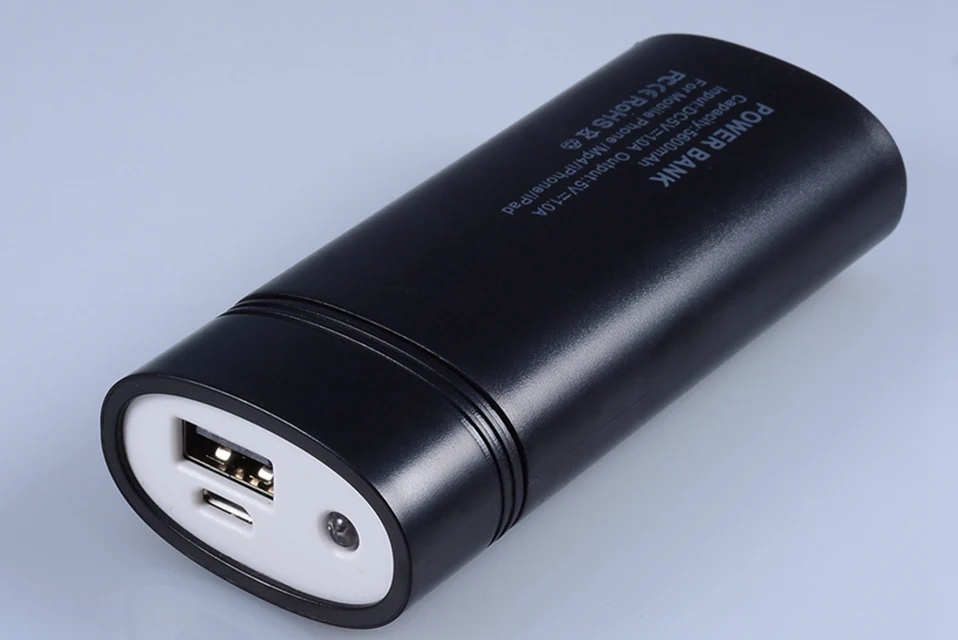 (No Battery) DIY Power Bank 218650 Box 1 Ports USB Powerbank Case Pover Bank Portable Poverbank 18650 Phone Charger Bank Power (5)